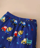 Pre-Order Excavator Printed Romper Set+Hat