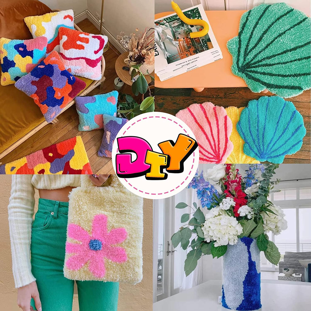 Monk Cloth Tufting Cloth Marked Lines Woven Monk Cloth Carpet Tapestry Rug Making Embroidery Needlework