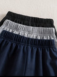 3pcs Solid Color Trousers