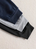 3pcs Solid Color Trousers
