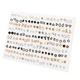 Stud Earring Card - 100 pairs