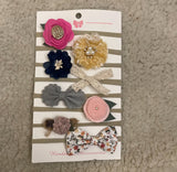 Handmade Super Soft & Stretchable Bow Headband Set (10pcs)