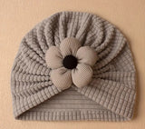 Pre-Order Striped Flower Turban Cap