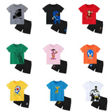 Printed T-Shirt & Short Set (Pack of 6)