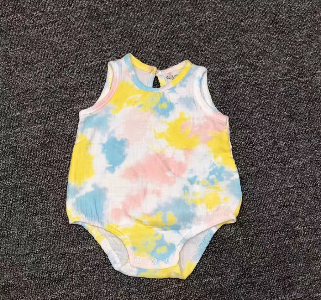 Multi-Color Baby Girls Romper Pack (Set of 2)