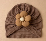 Pre-Order Striped Flower Turban Cap