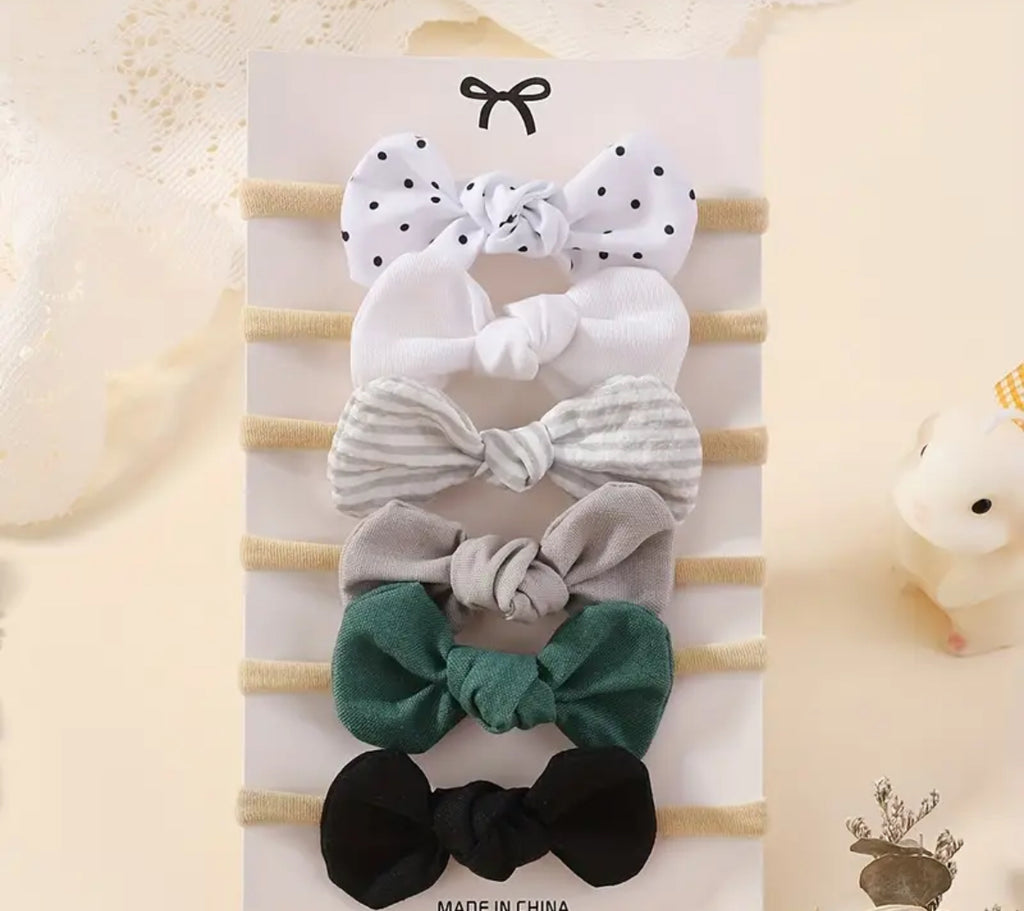 Pre-Order Assorted Print Headband Set (6pcs)