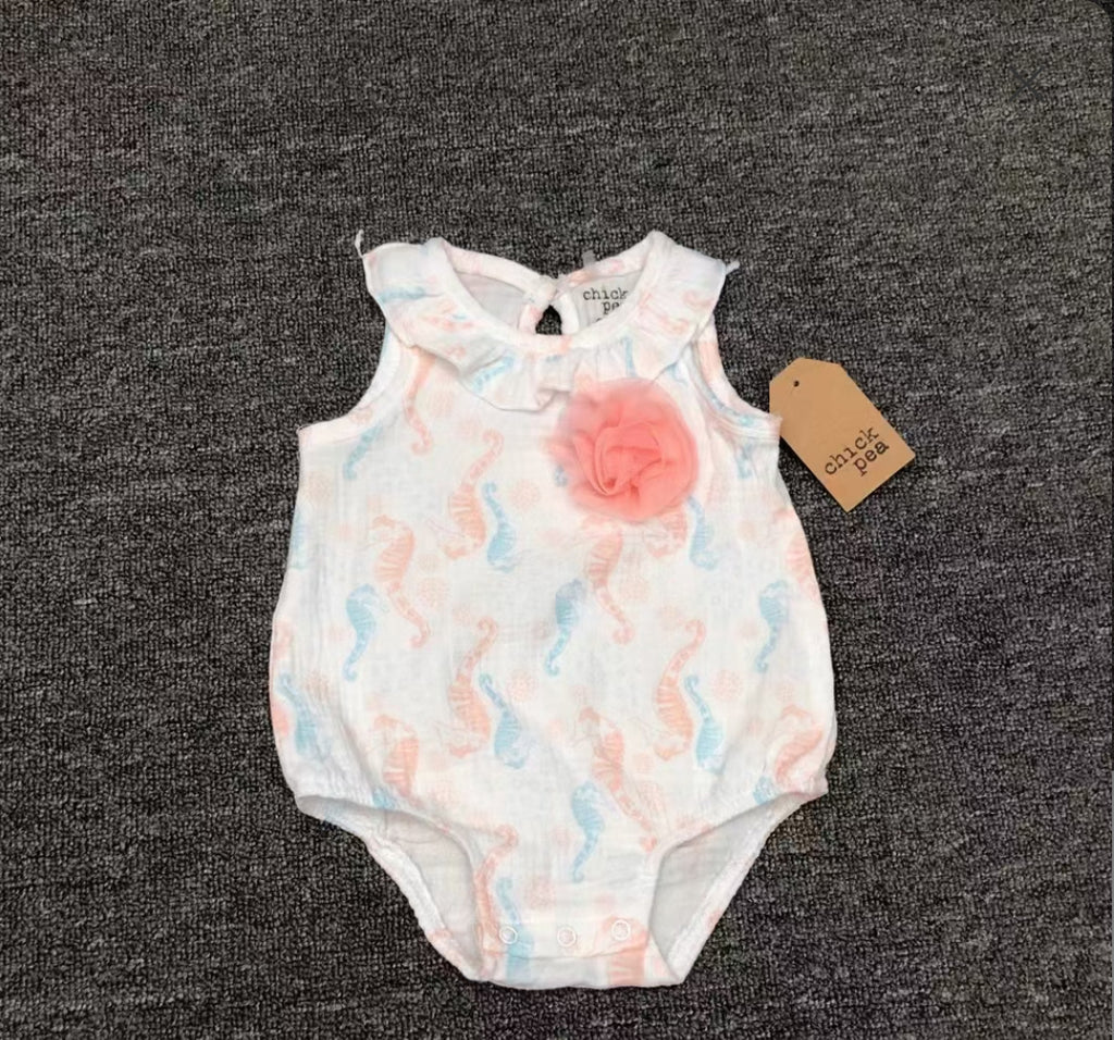 Multi-Color Baby Girls Romper Pack (Set of 2)