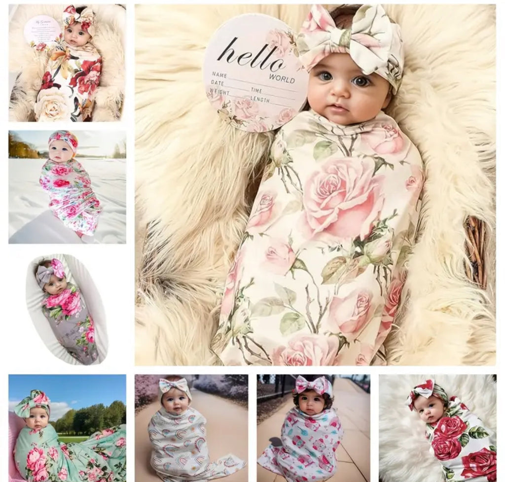 Pre-Order Swaddle With Headband