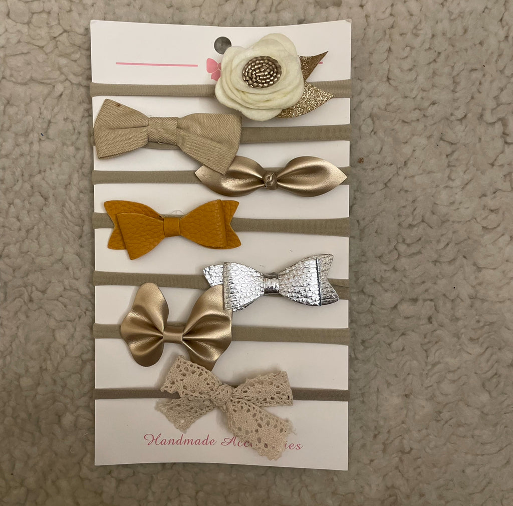 Handmade Super Soft Leather Headband Set (7pcs)