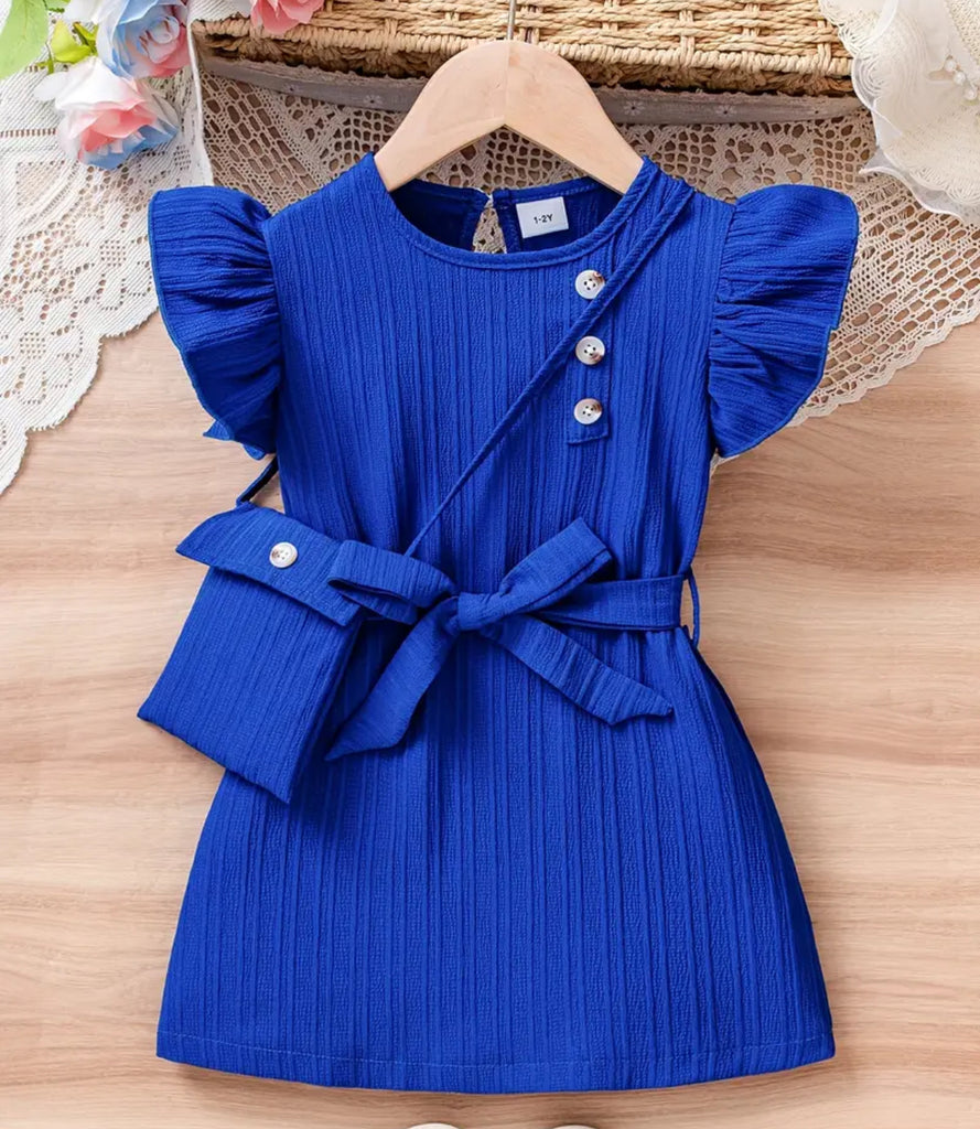 Pre-Order Flying Sleeves Dress+Bag