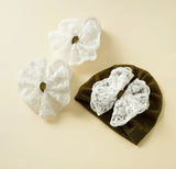 Pre-Order Lace Trim Hat & Socks Set