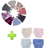 Cotton Printed Frock+Under Pants (Pack of 8)