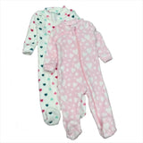Heart Fleece Romper