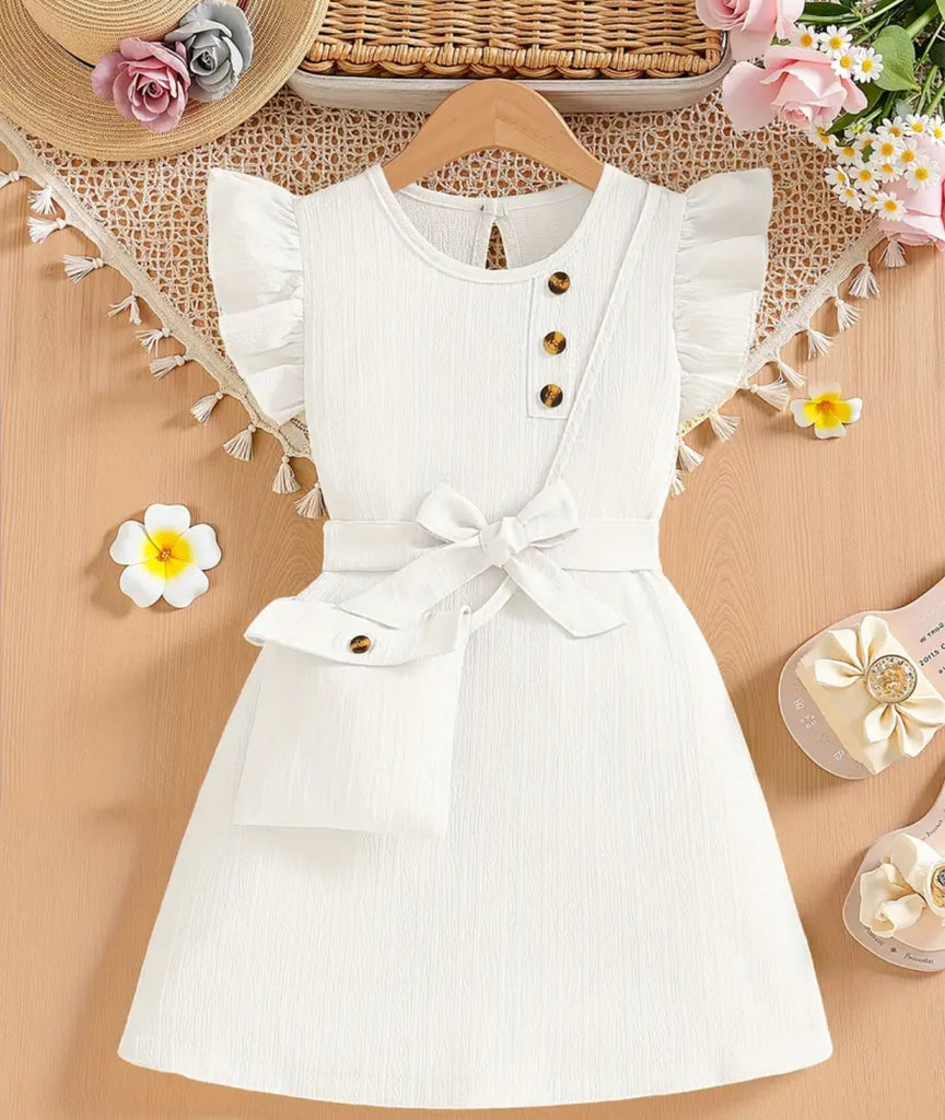 Pre-Order Flying Sleeves Dress+Bag