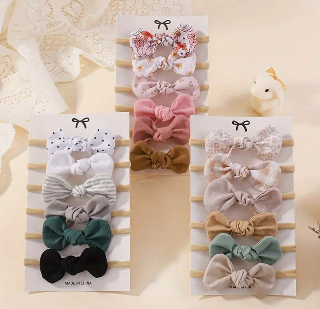 Pre-Order Assorted Print Headband Set (6pcs)