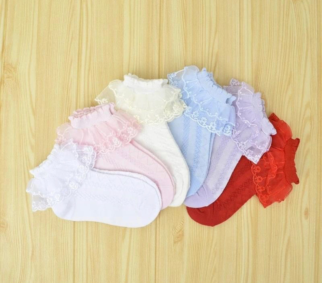 Soft Lace Socks (Pack of 6)
