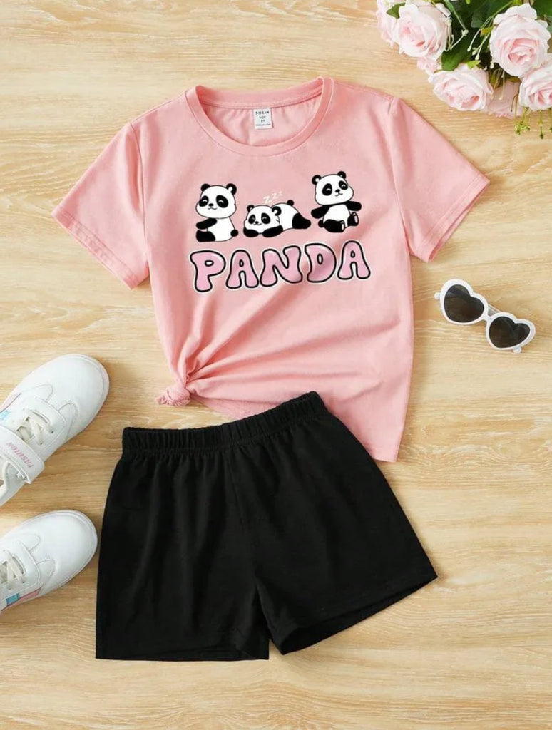 Panda T-Shirt & Short Set