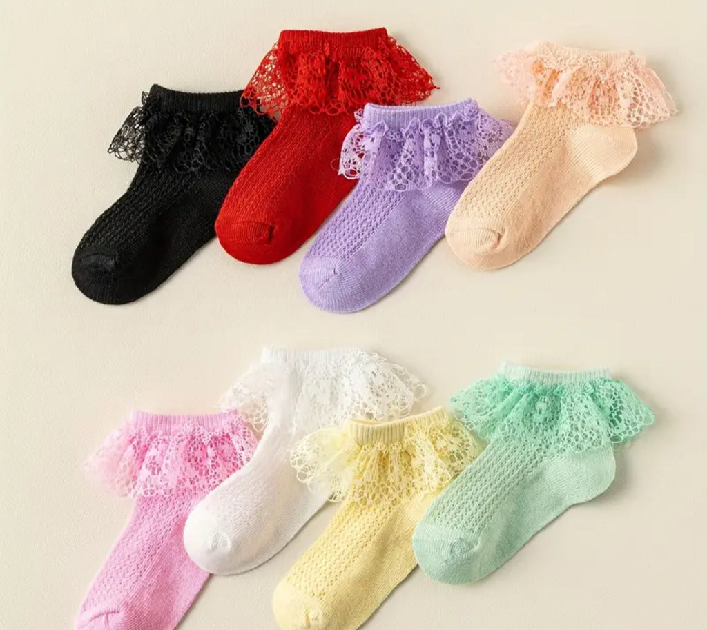 Pre-Order Candy Color Socks Set (8 pairs)