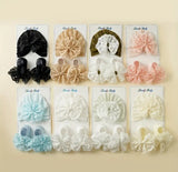 Pre-Order Lace Trim Hat & Socks Set