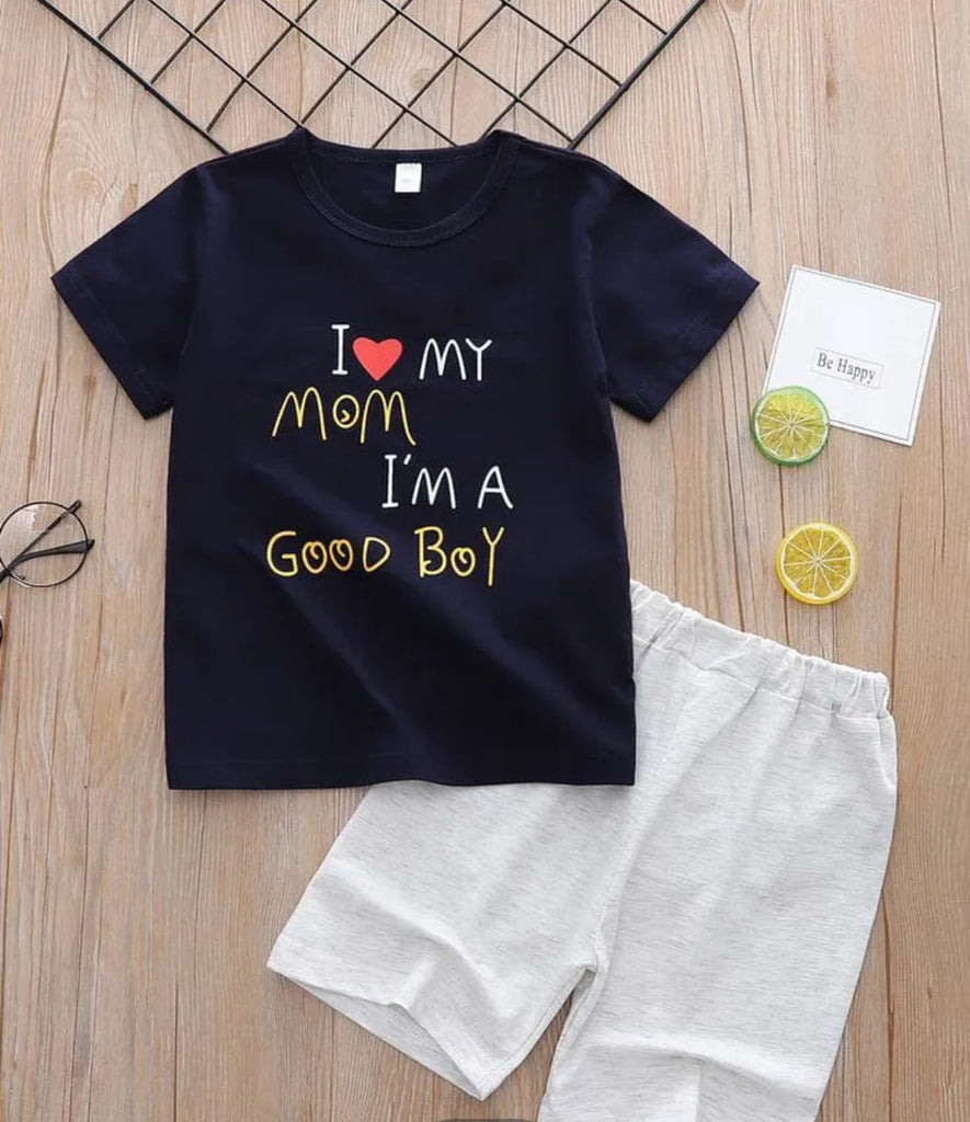 I Love My Mom T-Shirt & Short Set