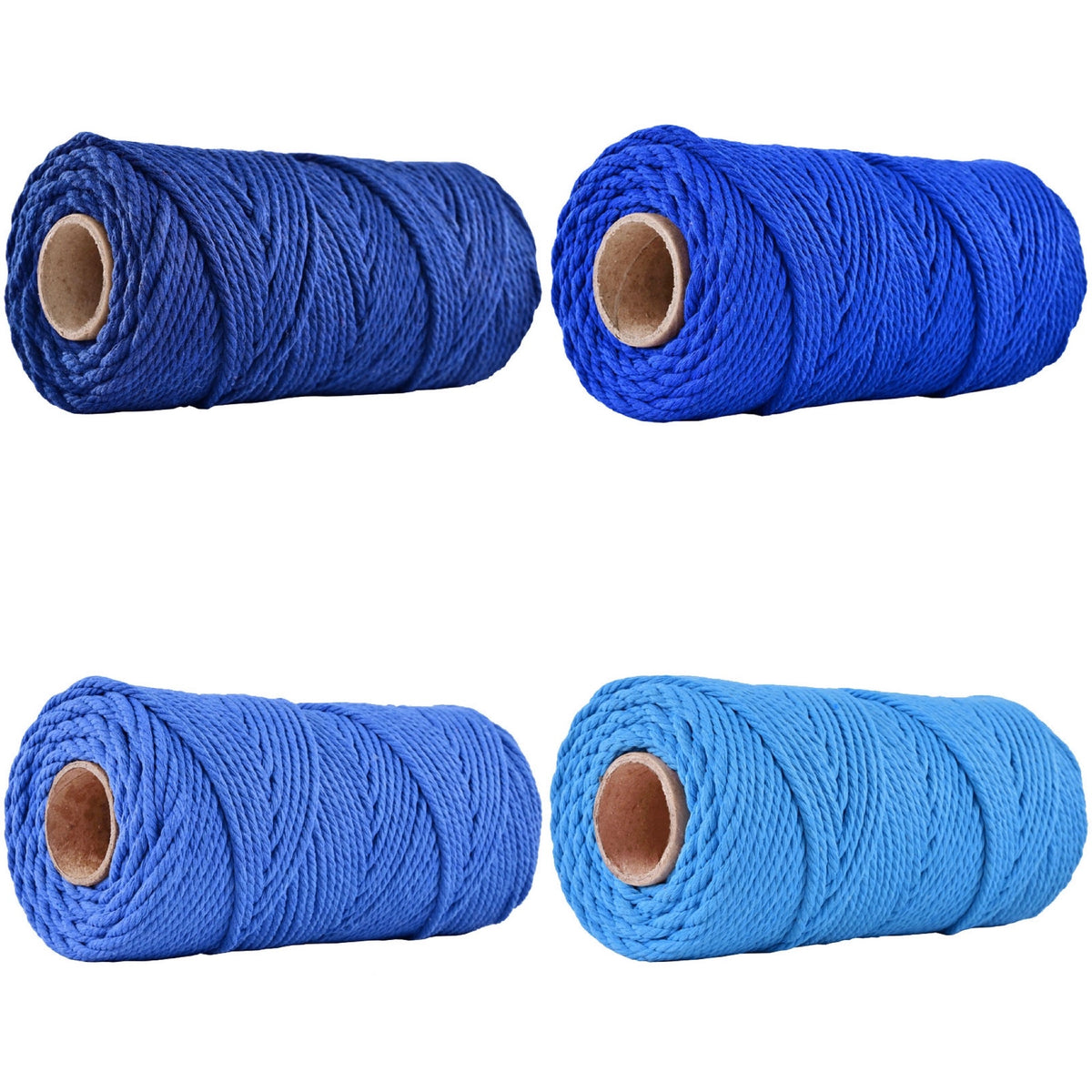 Dark Blue - 4 mm Twisted Macrame Cord main image 0