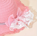 Pre-Order Butterfly Floral Straw Hat with Bag