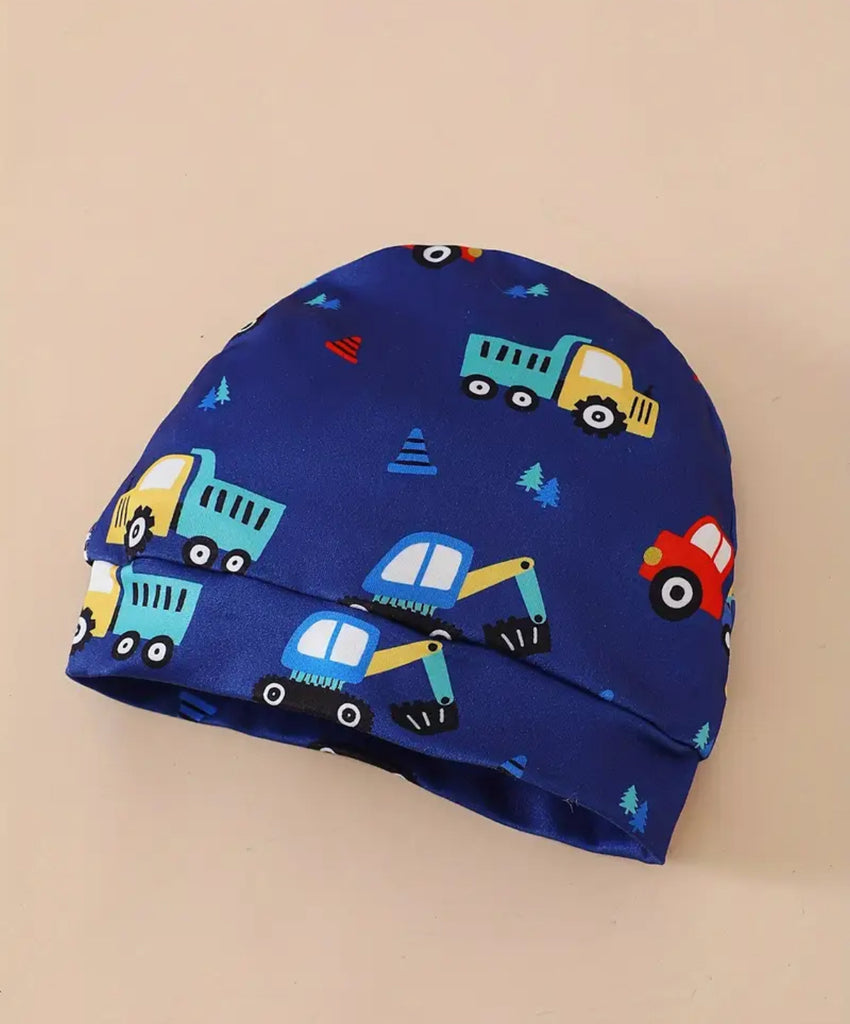 Pre-Order Excavator Printed Romper Set+Hat