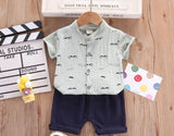 Casual Shirt & Short Set