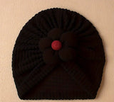 Pre-Order Striped Flower Turban Cap