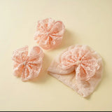 Pre-Order Lace Trim Hat & Socks Set