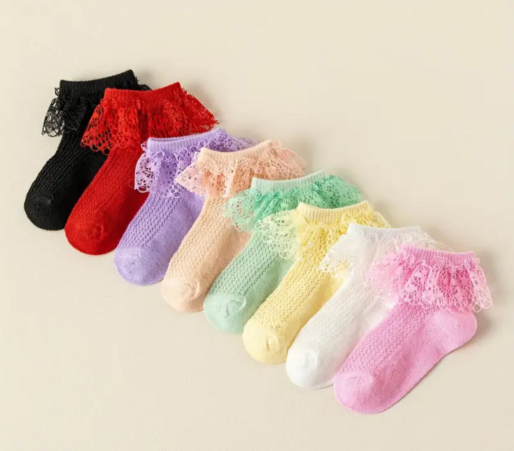 Pre-Order Candy Color Socks Set (8 pairs)