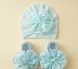 Pre-Order Lace Trim Hat & Socks Set