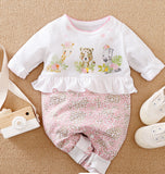 Safari Print Cotton Romper