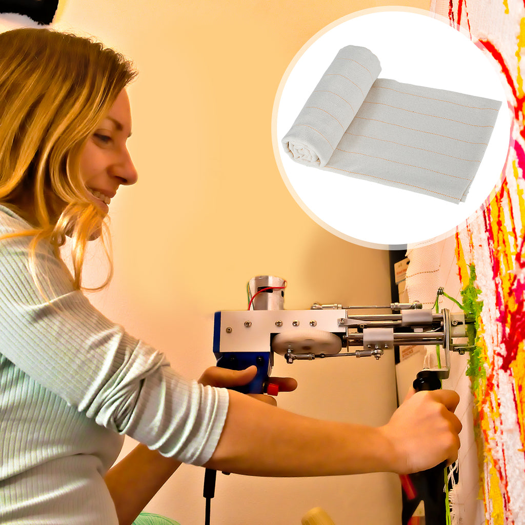 Monk Cloth Tufting Cloth Marked Lines Woven Monk Cloth Carpet Tapestry Rug Making Embroidery Needlework