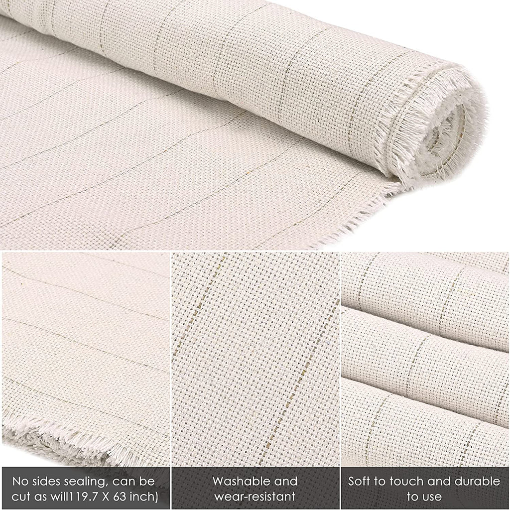 Monk Cloth Tufting Cloth Marked Lines Woven Monk Cloth Carpet Tapestry Rug Making Embroidery Needlework