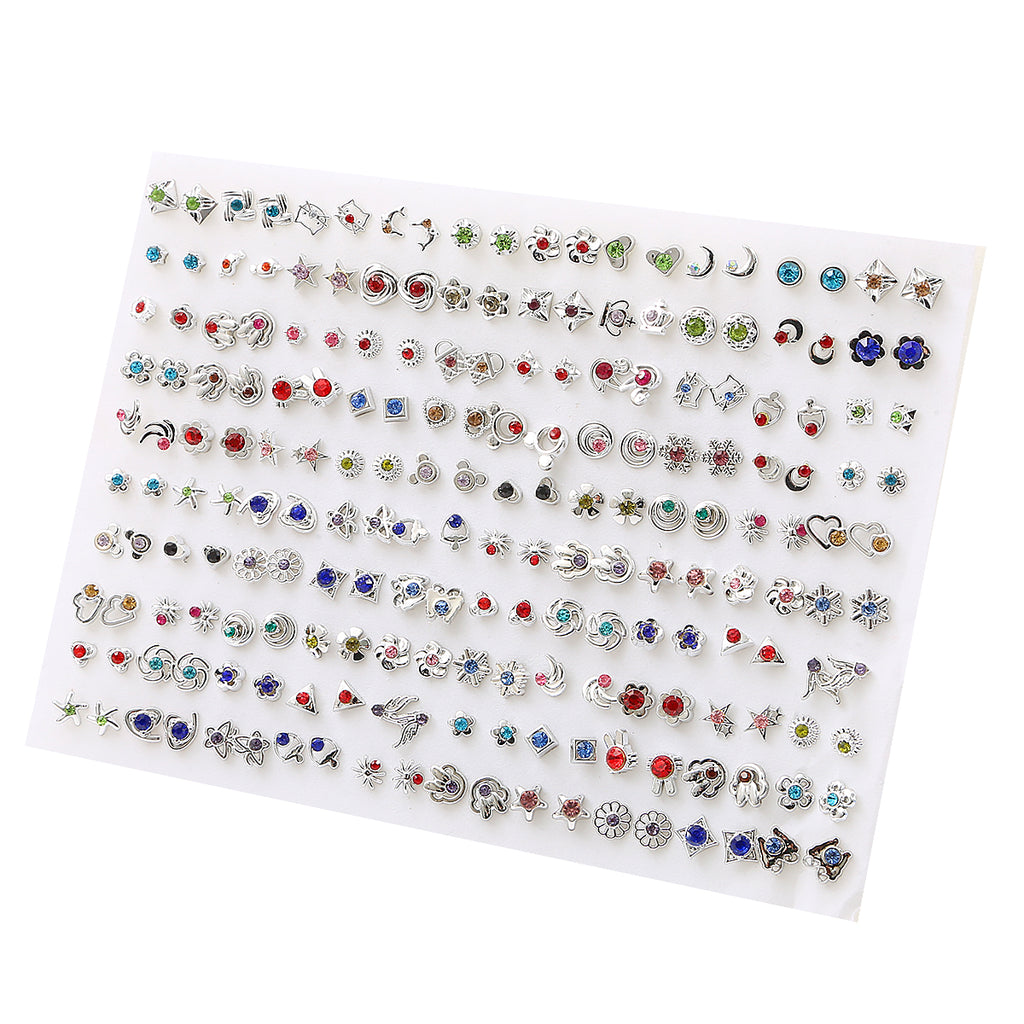 Stud Earring Card - 100 pairs
