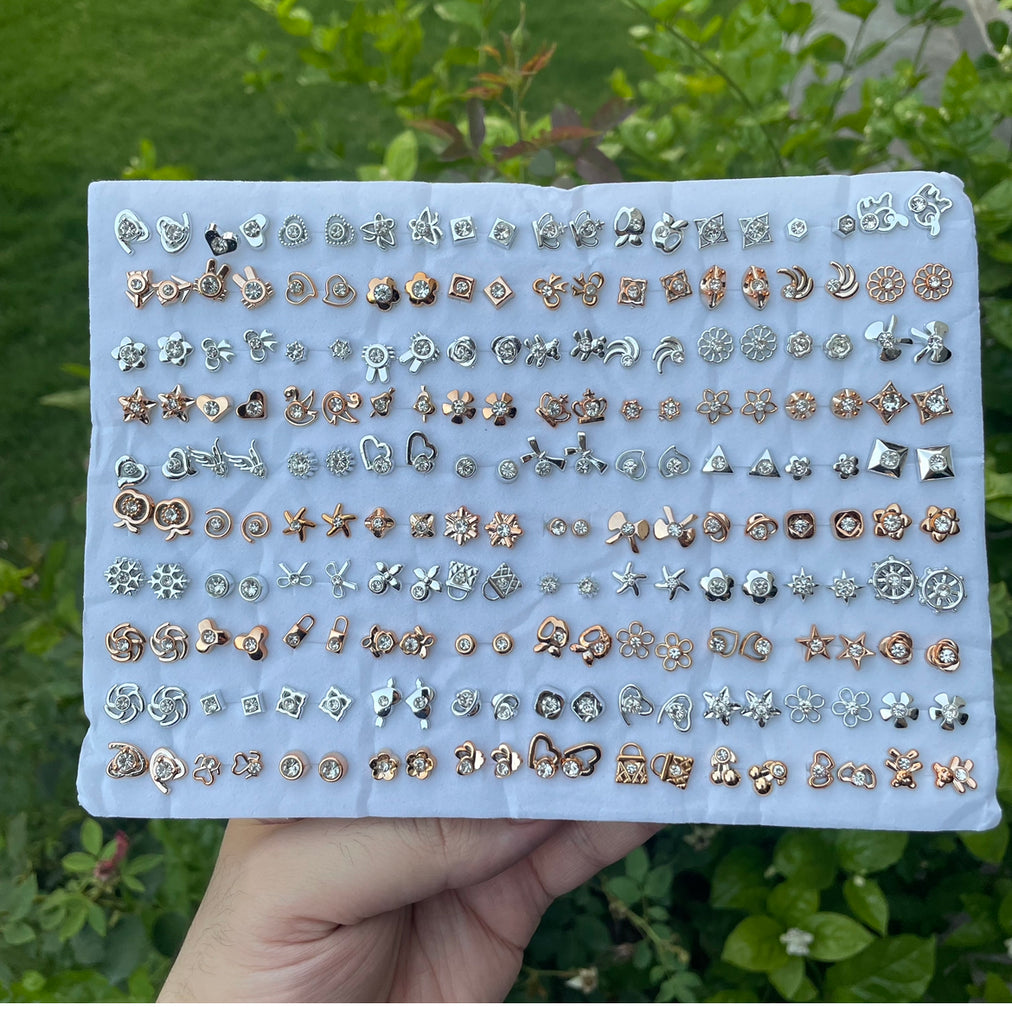 Stud Earring Card - 100 pairs