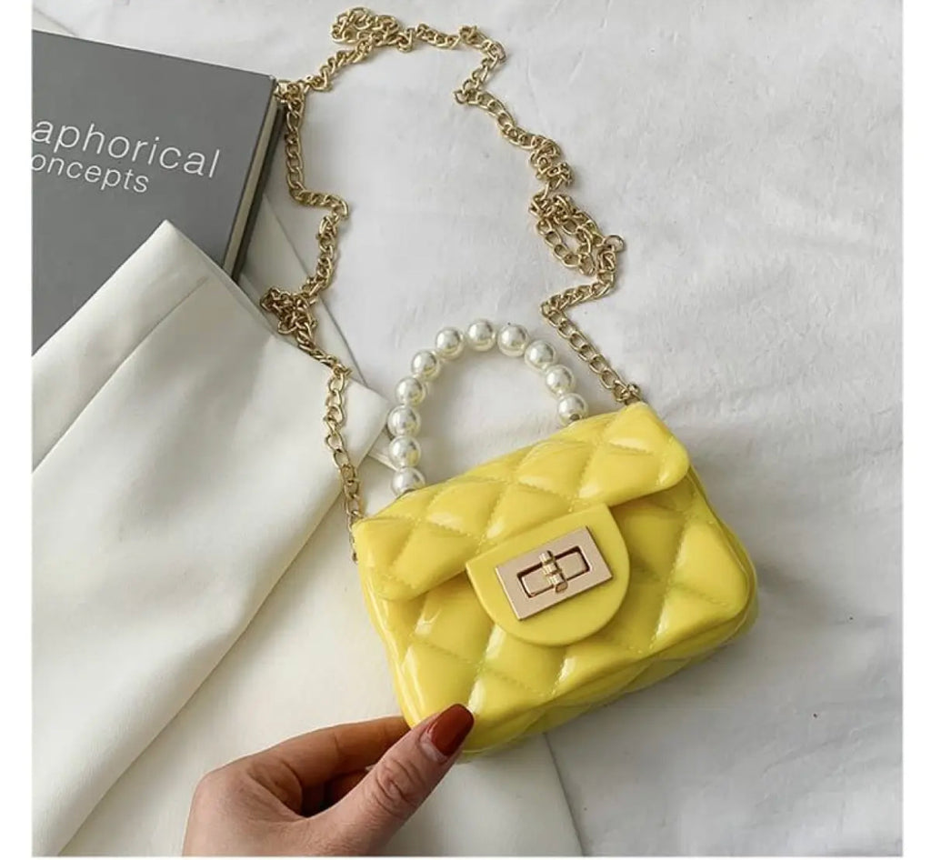 Pearl Handle Mini Bag