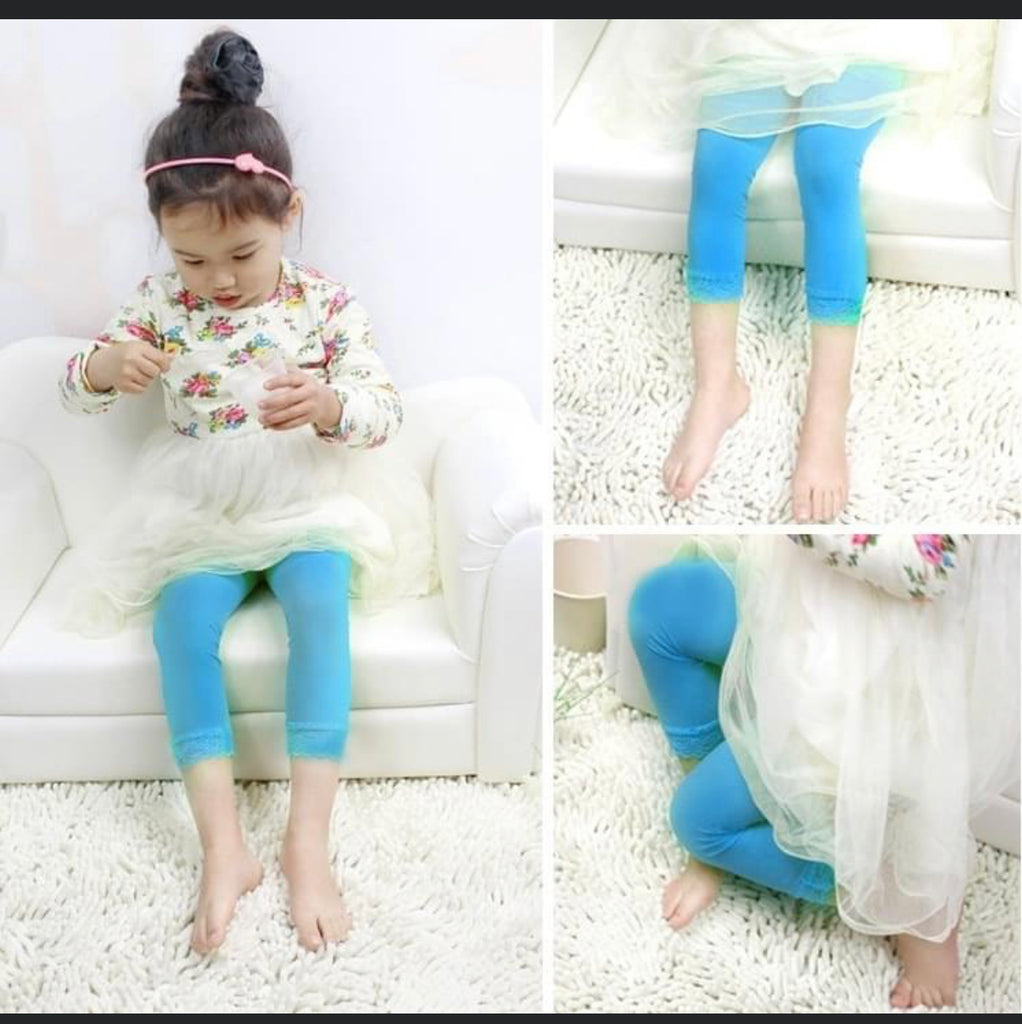 Girls Lace Capri (Pack of 7)