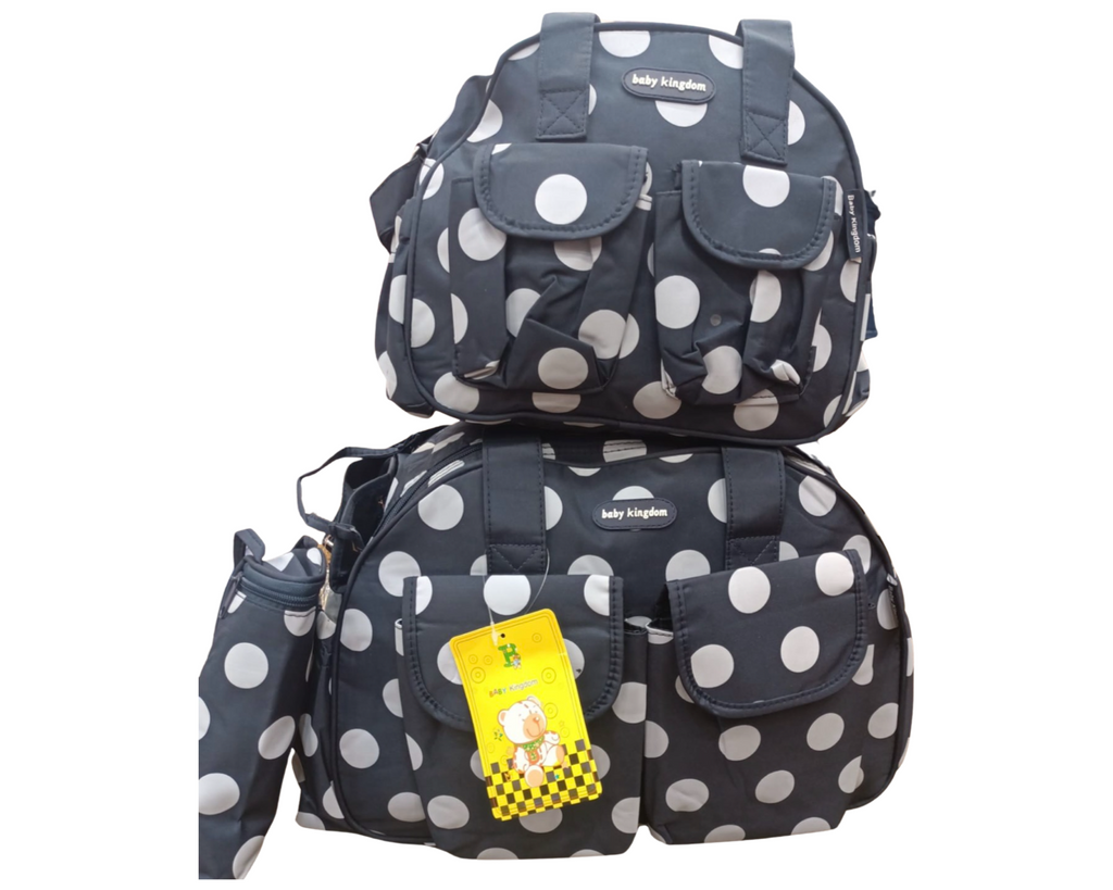 Big Polka Diaper Bag Set
