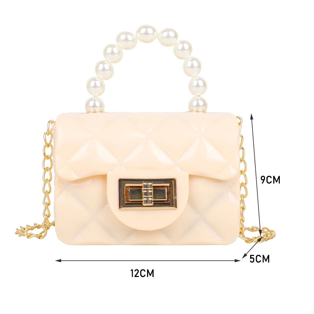 Pearl Handle Mini Bag