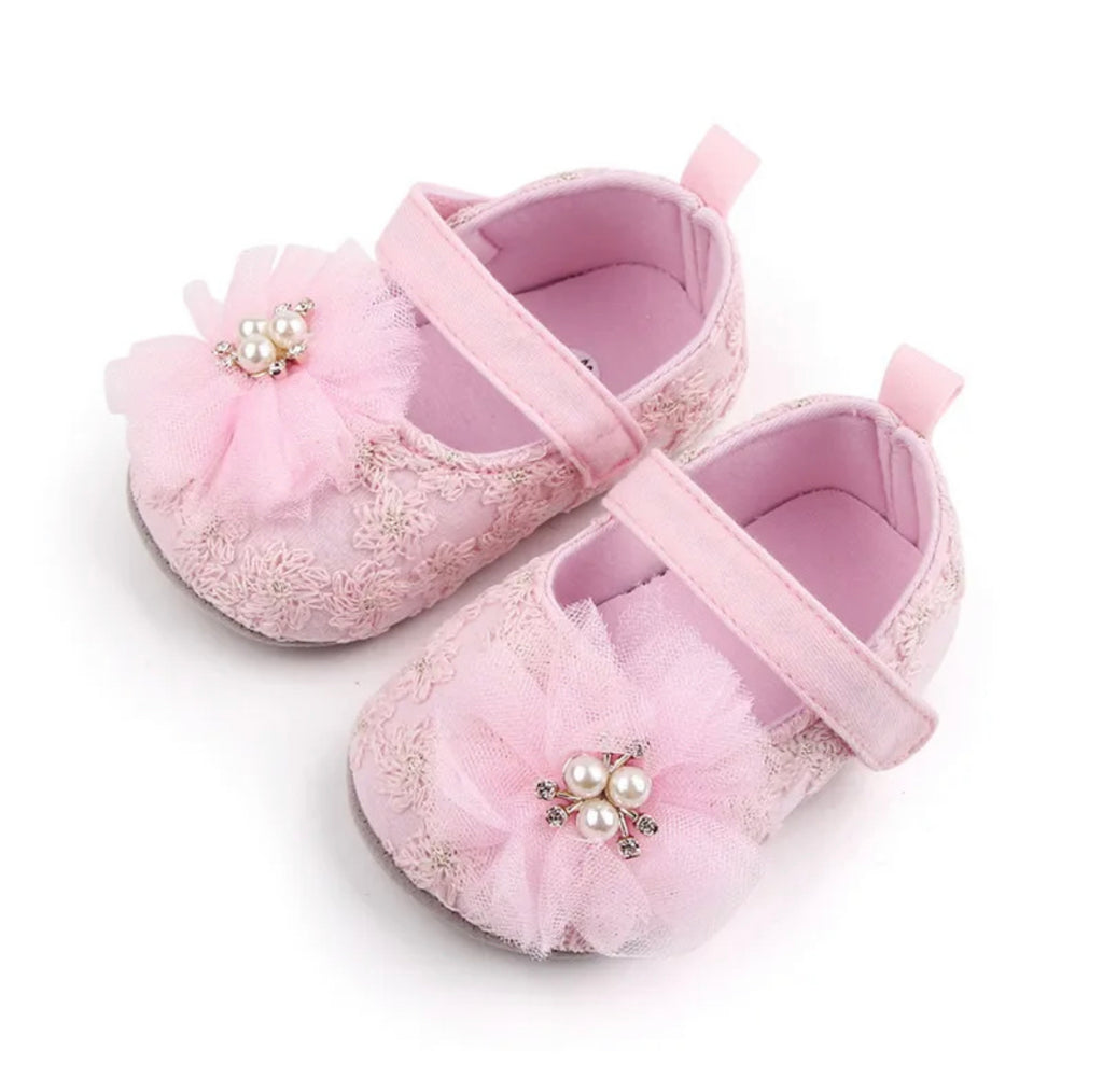 Embroidered Pearl Shoes