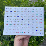 Stud Earring Card - 100 pairs