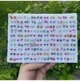 Stud Earring Card - 100 pairs
