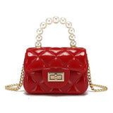 Pearl Handle Mini Bag
