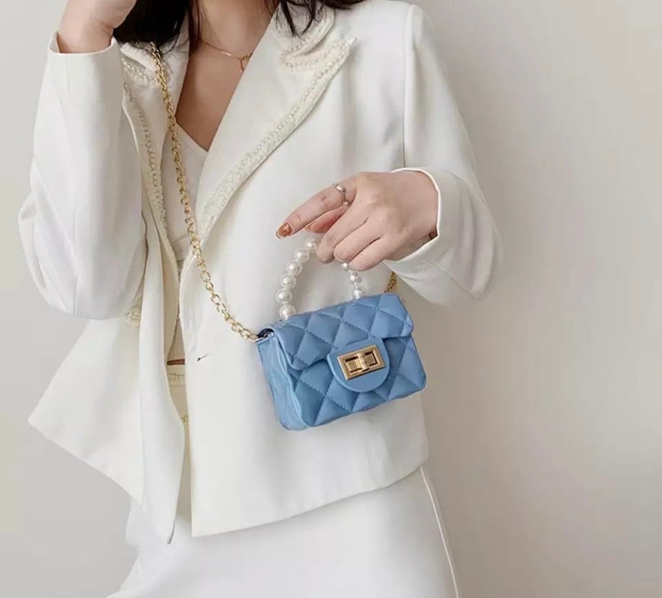 Pearl Handle Mini Bag