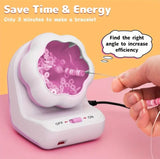 DIY Jewelry Making Kit with Electric Bead Spinner and Beads Kit