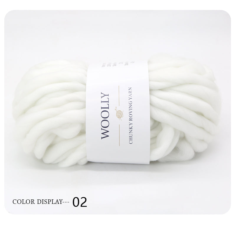 Woolly Chunky Roving Yarn Hank - 250g