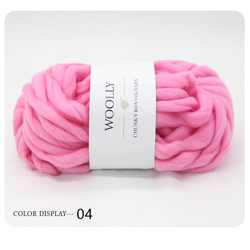 Woolly Chunky Roving Yarn Hank - 250g